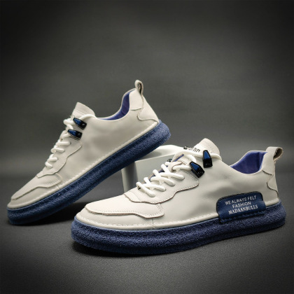 Men White Casual Premium China Shoes