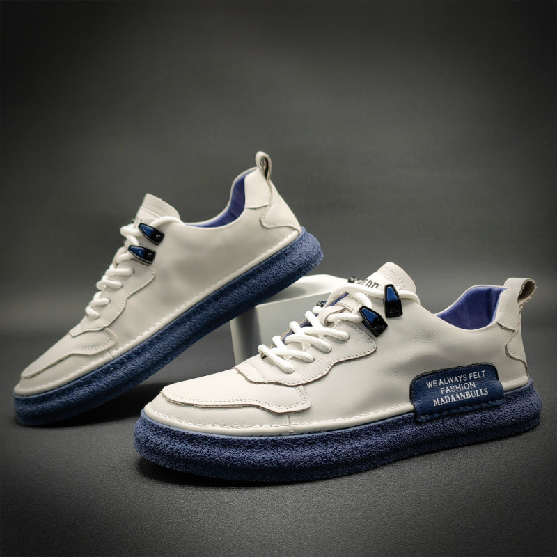 Men White Casual Premium China Shoes